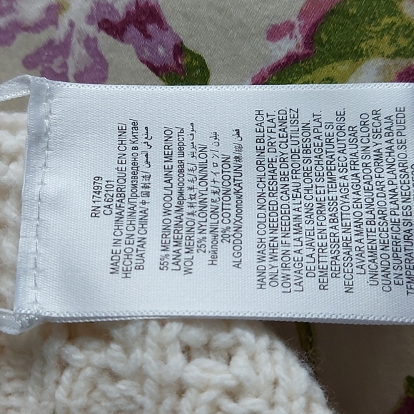 BCBGMaxAzria merino cotton cowl neck sweater - Picture 5 of 8